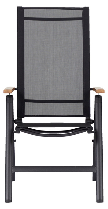 Havestol 7 positioner sort/teak - Outfit